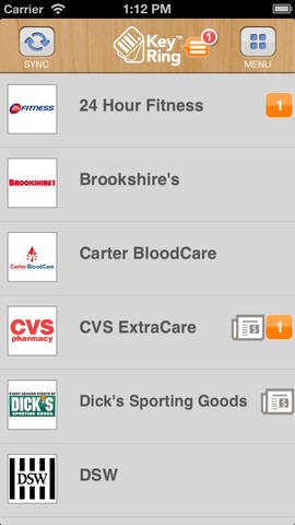 Key Ring Reward Cards iPhone App Review